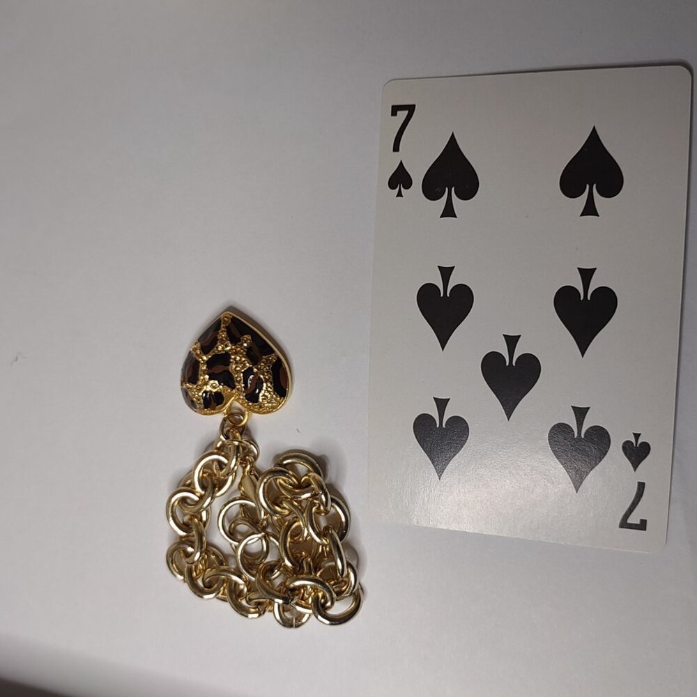 Leopard Print Guess Chain Bracelet - Picture 5 of 7